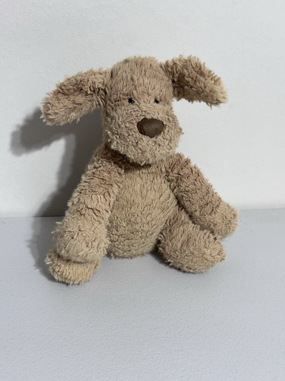 Jellycat Fuddlewuddle Puppy Dog Plush Toy Sitting London Lovey 10”